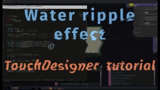 Water ripple effect (TouchDesigner tutorial)