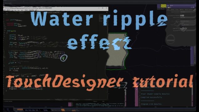 Water ripple effect (TouchDesigner tutorial)
