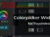 Colorpicker Widget for Touchdesigner: v1.3