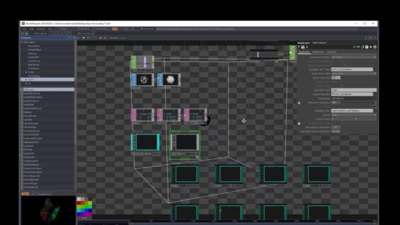 Touchdesigner – Experiments with Forces and Flex Simulations
