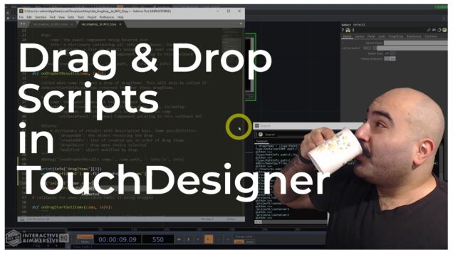 Drag & Drop Scripts in TouchDesigner – Tutorial