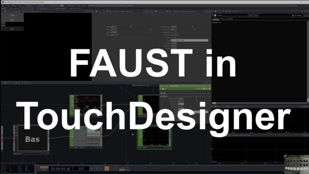 FAUST in TouchDesigner (Audio Coding Demo)