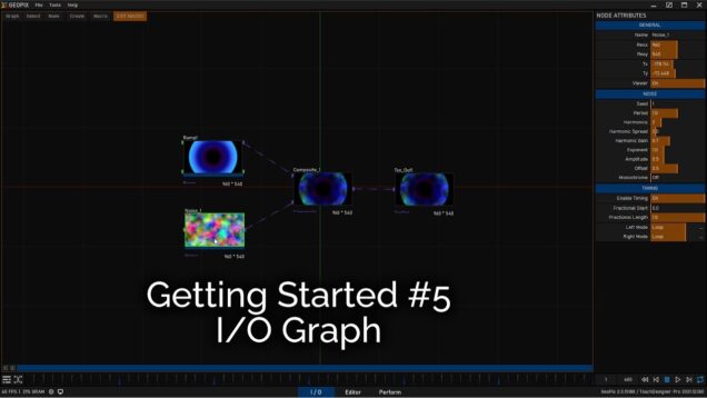 GeoPix V2 – Getting Started #5 – I/O Graph