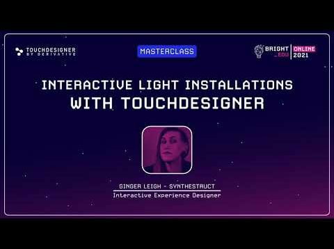Interactive light installation with Touchdesigner