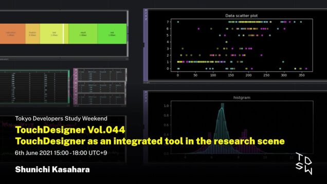 TouchDesigner Vol.044 TouchDesigner as an integrated tool in the research scene 【Sneak Peak】