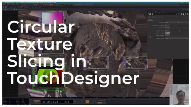 Circular Texture Slicing in TouchDesigner