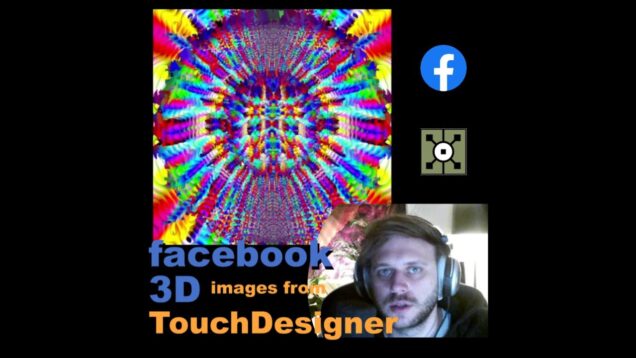 3D facebook images from TouchDesigner