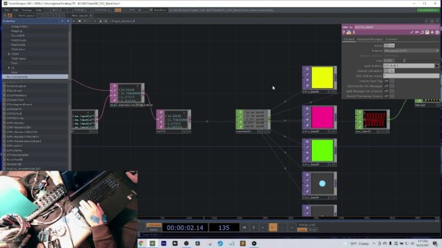 BCI Team: OpenBCI – OSC stream mapped to multiple objects in Touchdesigner