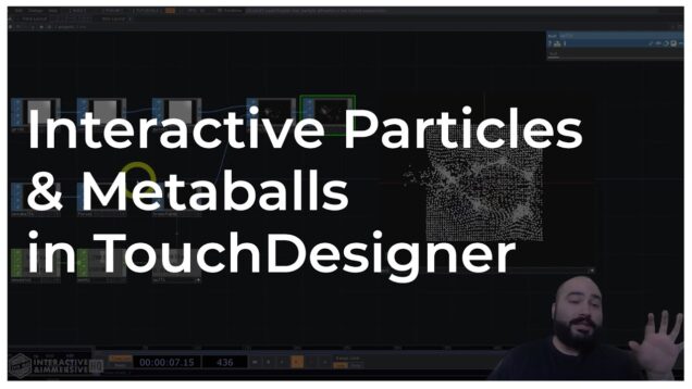 Interactive Particles & Metaballs in TouchDesigner Tutorial