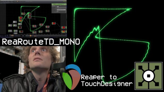 ReaRouteTD_MONO: Reaper + TouchDesigner for Easy Real-time Audio Reactive Vid (Tutorial + .tox file)