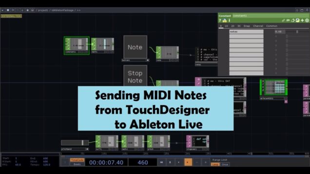 [Tutorial] Transforming Video into a MIDI Sequencer – TouchDesigner + Ableton Live