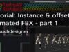 Instance and offset an animated FBX using GLSL in Touchdesigner – Part 2