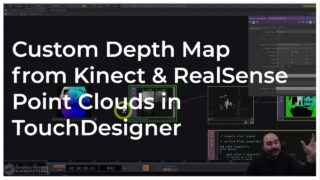 Custom Depth Map from Kinect & RealSense Point Clouds in TouchDesigner – Tutorial