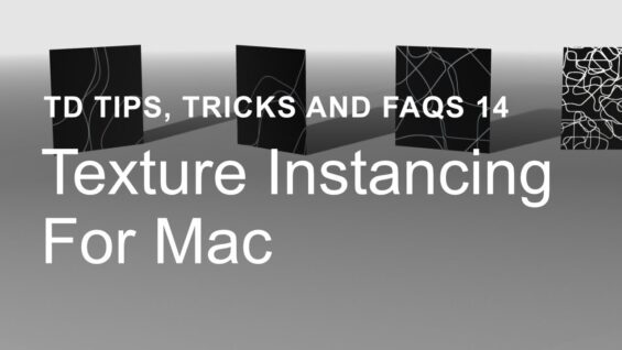 Kinetic Typography With Instancing – TouchDesigner Tutorial 49