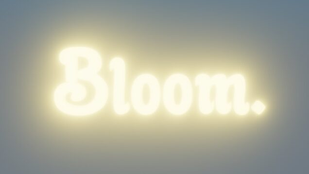 [TouchDesigner] OK Bloomer