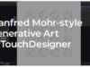 Manfred Mohr-style Generative Art in TouchDesigner – Tutorial