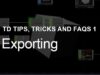 Exporting – TouchDesigner Quick Tip 1