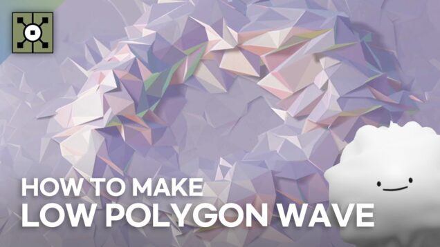 Low Polygon Wave in Touchdesigner (터치디자이너 튜토리얼 자막)