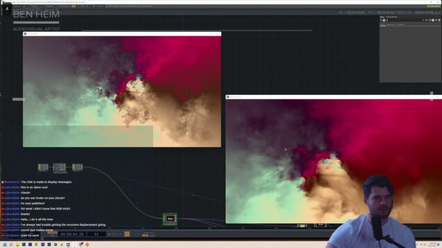 Cloud brush continued :: More Brushes, Interface work – Touchdesigner Digital Art