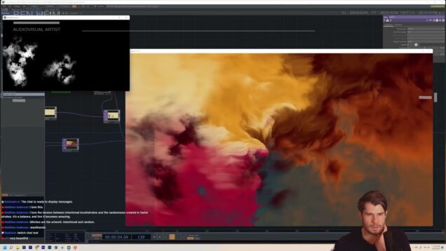 First Live Stream Highlights – Making Generative Paintings in Touchdesigner