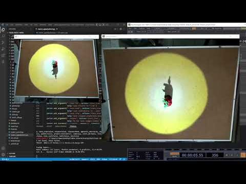 Realtime Object Detection + Projector Mapping (YOLOv5) + Touchdesigner