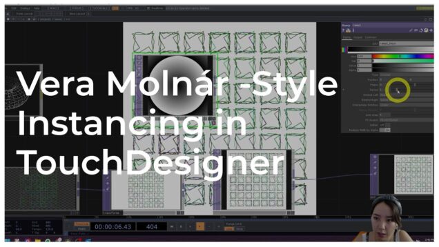 Vera Molnar Style Instancing in TouchDesigner – Tutorial
