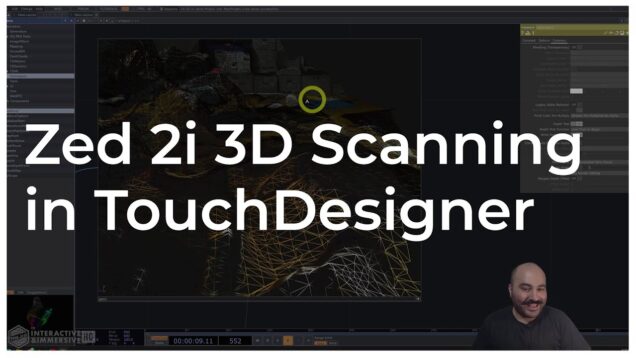 Zed 2i 3D Scanning in TouchDesigner – Tutorial