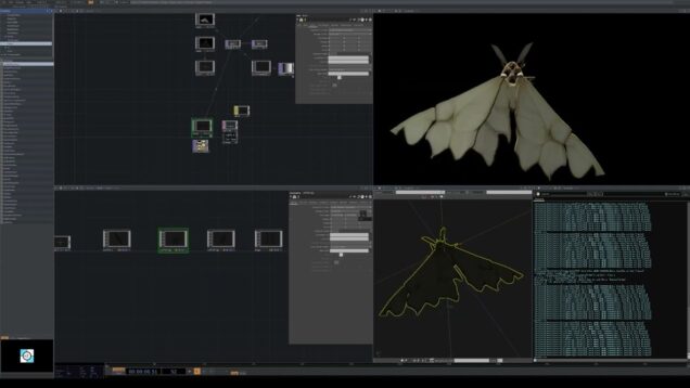Touchdesigner Moth Tutorial – Interactive .FBX Techniques