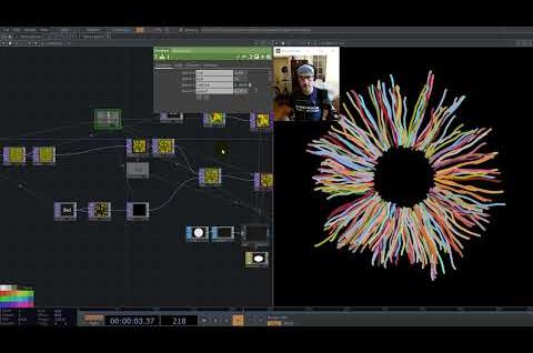 stroma of iris II in Touchdesigner