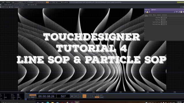 Touchdesigner Tutorial: Line SOP and Particle SOP