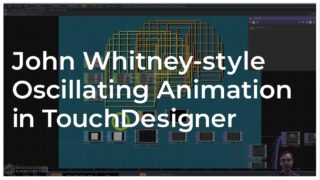 John Whitney-style Oscillating Animation in TouchDesigner