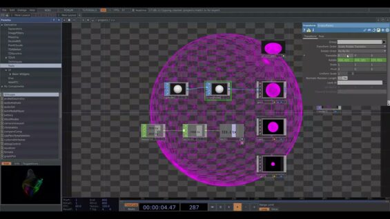 TouchDesigner Esfera que se mueve con mouse