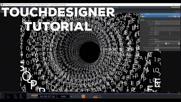 Touchdesigner Tutorial – Endless tunnel and Use of Replicator
