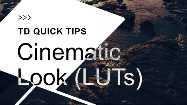 Cinematic Look (LUTs) – TouchDesigner Quick Tip 3