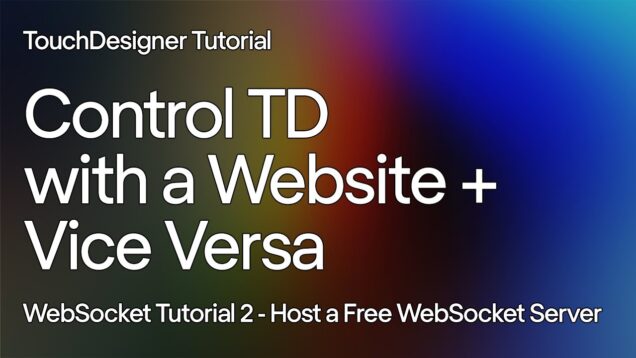 Tutorial 2 – Host a Free WebSocket Server on Heroku. Control TD with a Website using WebSockets