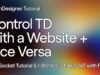 Tutorial 5.1 BONUS – Use the Table DAT with Python. Control TD with a Website using WebSockets