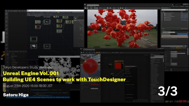 3/3 Unreal Engine Vol.001 Building UE4 Scenes to work with TouchDesigner