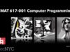 CMAT 617 BerkleeNYC Computer Programming Week 9 (Video/Image Player TouchDesigner)