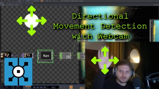 Directional Motion Detection and Tracking using Webcam in TouchDesigner #touchdesigner #tutorial