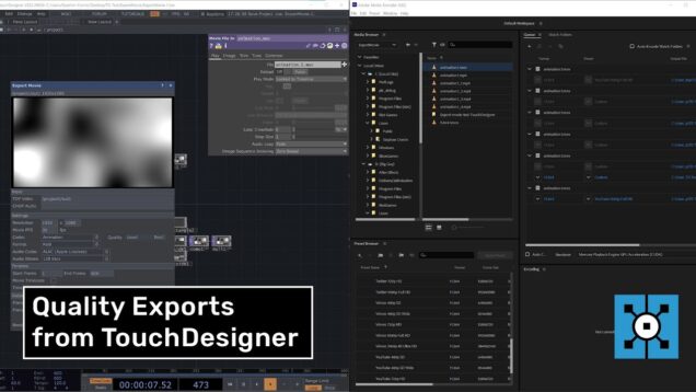 Getting the most out of exported videos in TouchDesigner