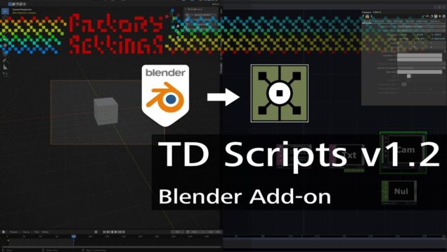 TD scripts v1.2: a Blender Add-on for Touchdesigner