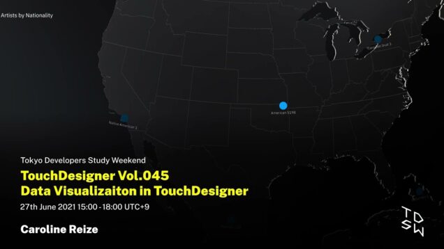 1/3 TouchDesigner Vol.045 Data Visualization in TouchDesigner