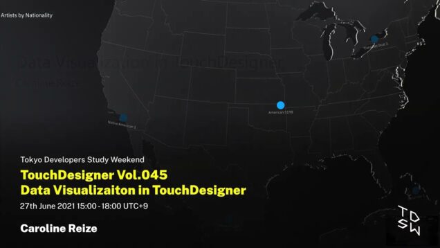 1/3 TouchDesigner Vol.045 Data Visualization in TouchDesigner
