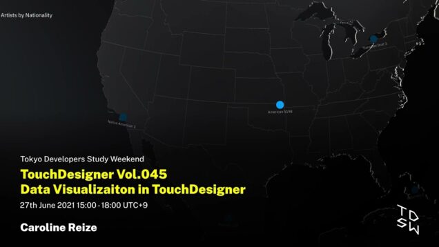 3/3 TouchDesigner Vol.045 Data Visualization in TouchDesigner