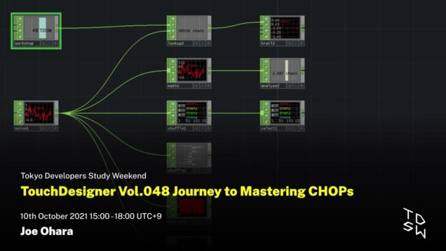 3/3 TouchDesigner Vol.048 Journey to Mastering CHOPs