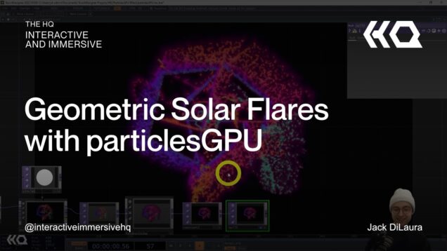 Geometric Solar Flares with particlesGPU