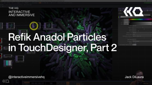 Refik Anadol Particles in TouchDesigner, Part Two – Tutorial