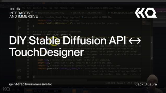 DIY Stable Diffusion API ↔ TouchDesigner