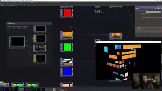 ∆∇ [TouchDesigner] Building a 4 channel RGBA randomized masking system