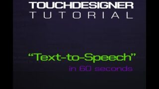 Touchdesigner Turorial – “Text-to-Speech”  #touchdesigner #tutorial #tutoriales